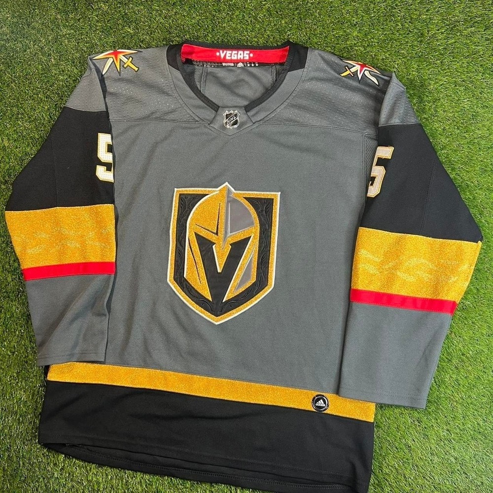 Adidas Vegas Golden Knights Deryk Engelland #5 Home Jersey Size 52 NHL Hockey